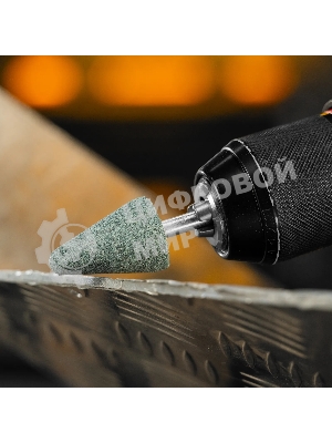 Набор шарошек Denzel абразивных для дрели (ПШМ), 63С, 10 шт.