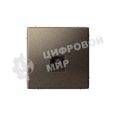 Розетка компьютерная SE GAL000683 ArtGallery RJ45 кат.5E механизм мокко