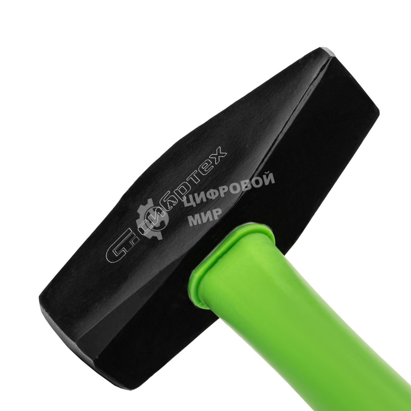 Молоток слесарный Сибртех 1500 г, фибергласовая обрезиненная рукоятка