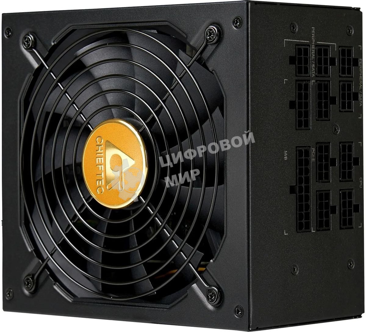 Блок питания Chieftec Polaris PPS-1050FC, 1050Вт, 80 PLUS Gold, 140мм, модульный, черный