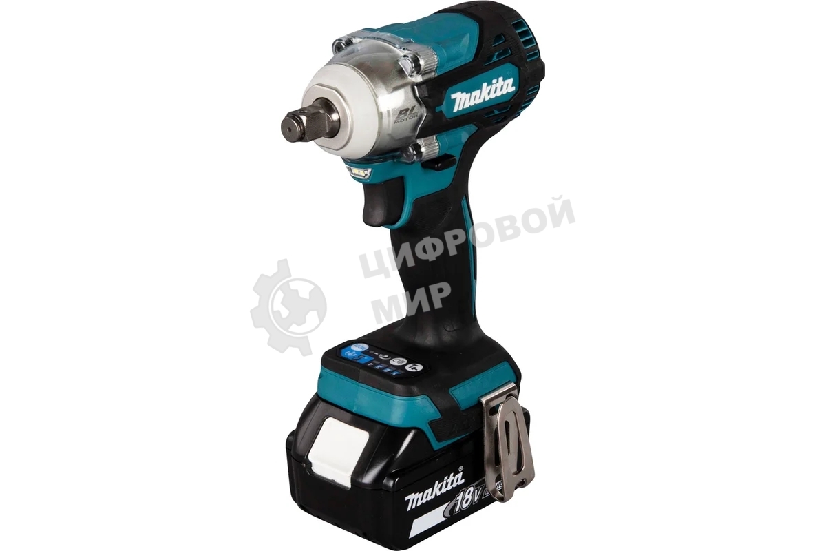 Гайковерт Makita DTW300RTJ аккум. патрон:квад.1/2