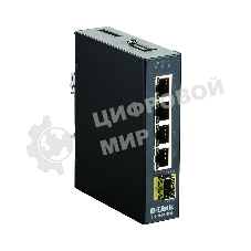 Коммутатор D-Link DIS-100G-5SW/A1A, 4×1 Гбит/с + 1×1 Гбит/с SFP, неуправляемый