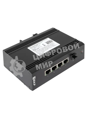 Коммутатор EKF TSX-U-1GX/SFP-4GTP, 4×1 Гбит/с PoE + 1×1 Гбит/с SFP, неуправляемый