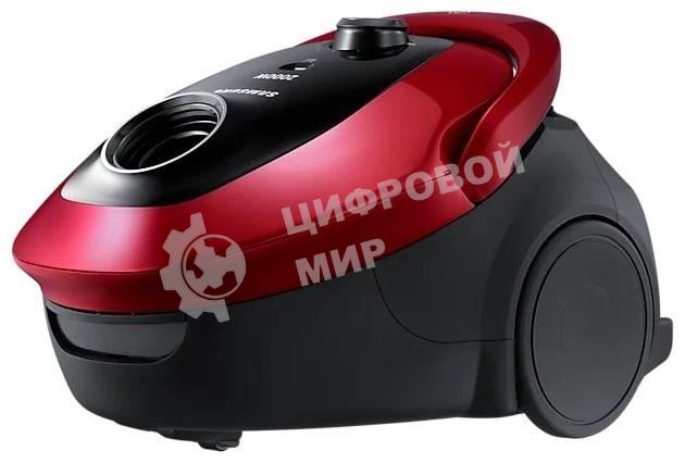 Пылесос Samsung VC20M253AWR красный, 460/2000 Вт, уборка сухая, пылесборник мешок, 2.5 л