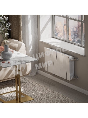 Радиатор биметаллический Royal Thermo PianoForte 300 белый - 8 секц.
