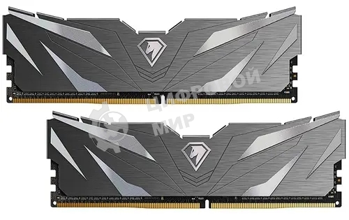 Оперативная память NETAC, DDR4, 16GB (2x8GB), 3200MHz, CL16, DIMM, с радиаторами, черный