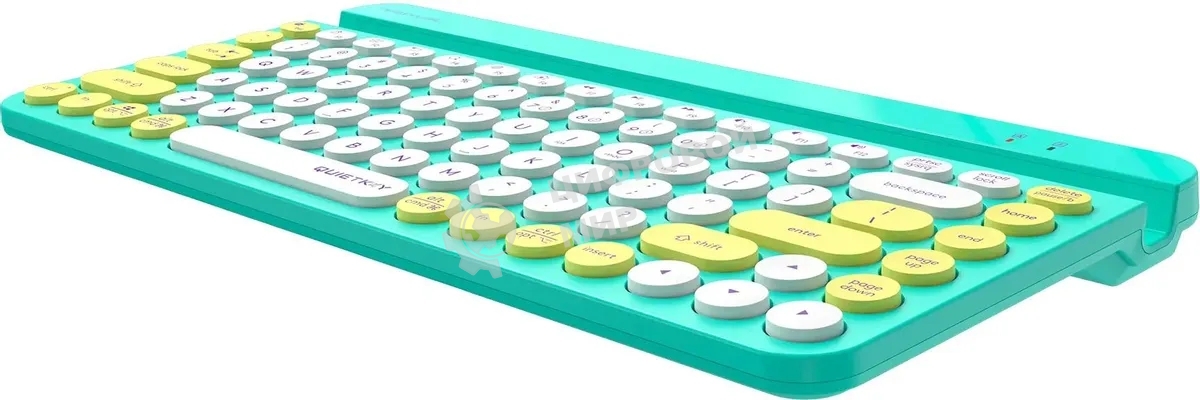 Клавиатура беспроводная A4Tech Fstyler FBK30, USB, Bluetooth/Радиоканал, зеленый