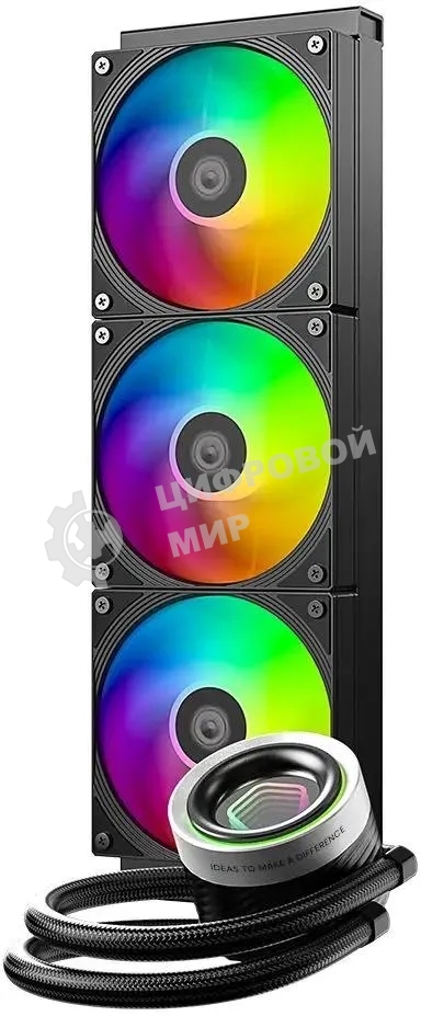 Система жидкостного охлаждения для процессора ID-COOLING FX360 INF черный 120мм алюминий+медь 2000rpm 27.2db 4-pin 350W