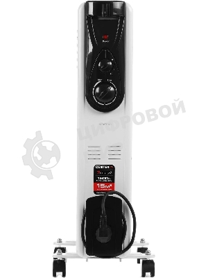 Обогреватель масляный Centek CT-6200 (7 секций) белый, 700/1000/1500 Вт, 15 м2, термостат