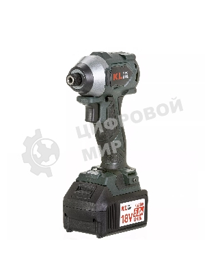 Профессиональный бесщеточный винтоверт аккумуляторный KLPRO KLDV18BH-50 (18В, Li-ion-2шт, 5.0А·ч, 220Нм, 2 скорости, подсветка,З/У,в кейсе)