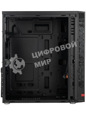 Корпус ATX Eurocase M12 черный, ABS пластик, 2*USB2.0, USB3.0, HD AUDIO