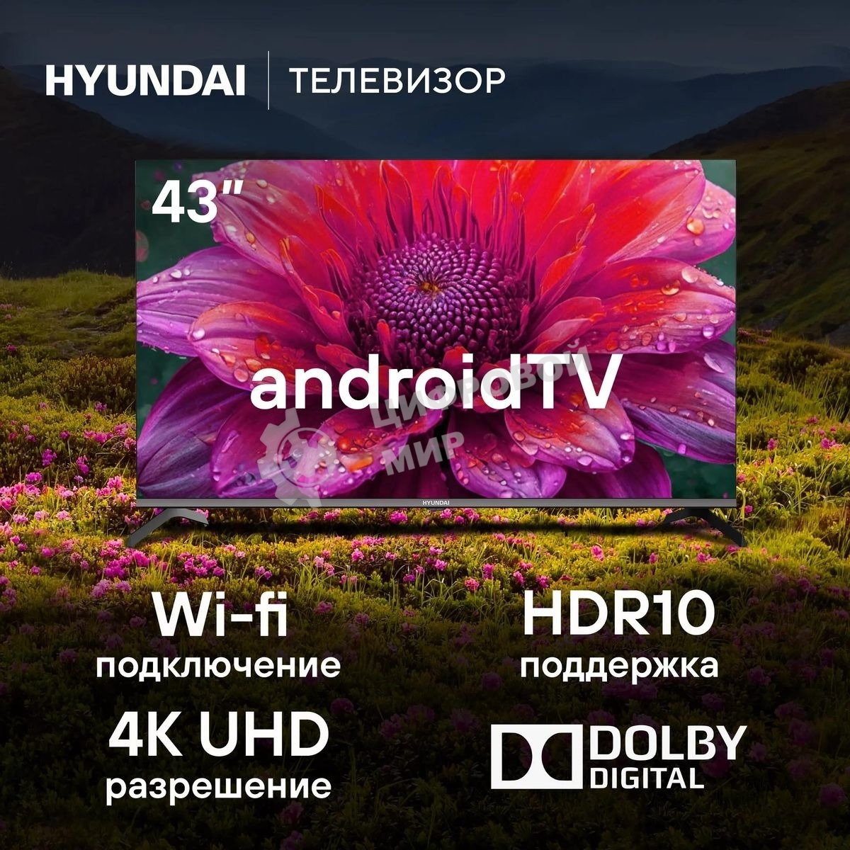 Телевизор Hyundai 43