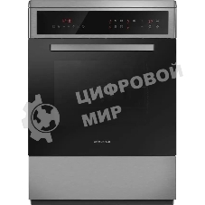 Плита электрическая Maunfeld MEC611CS10TD серебристый, конфорок 4 шт, духовка 59 л, 60 см x 85 см x 63 см
