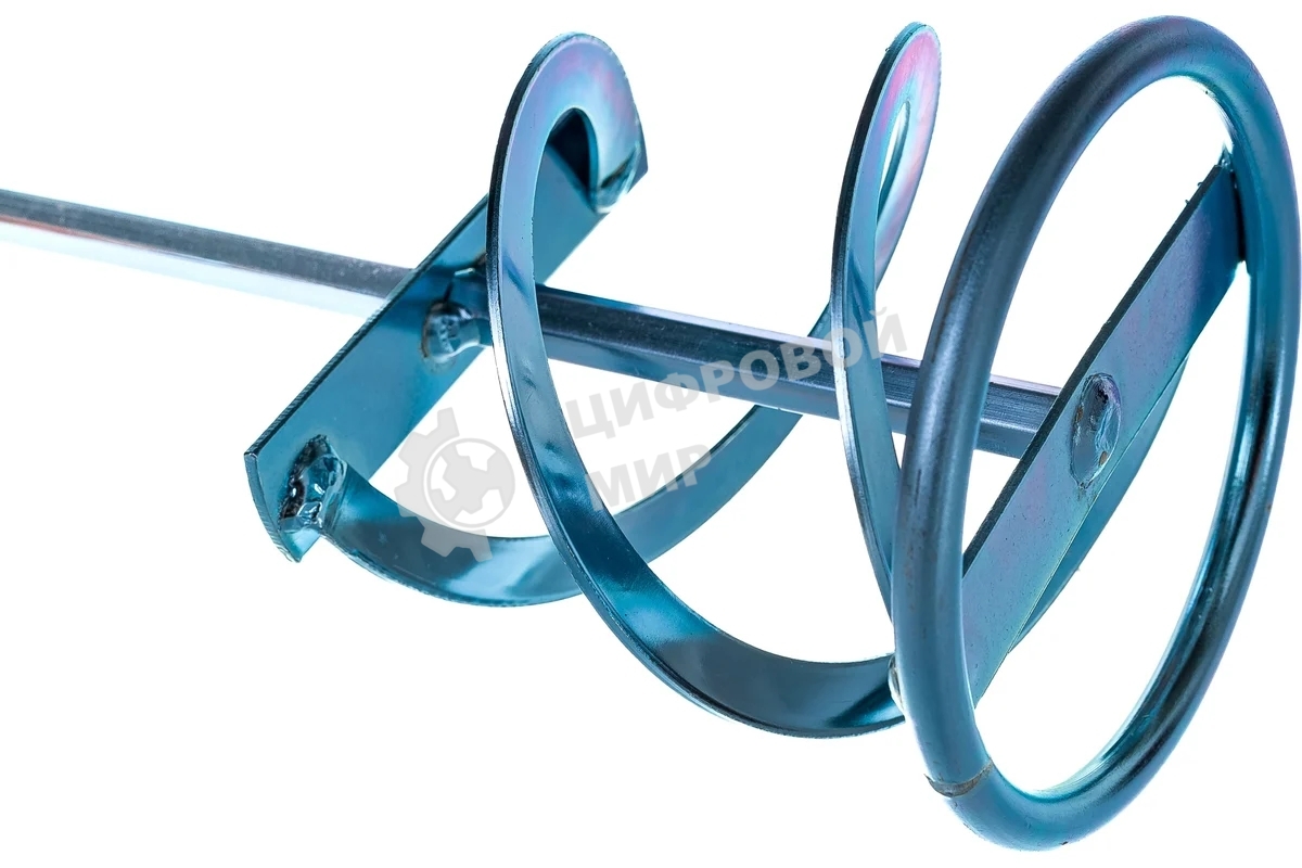 Миксер оцинкованный 600х100 мм для красок и штукатурных смесей