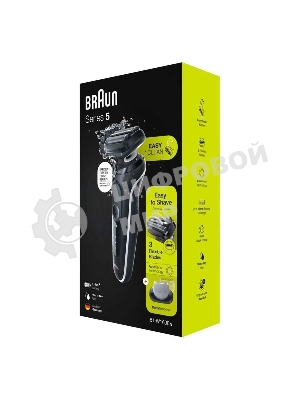 Электробритва Braun 51-W1600s белый/черный