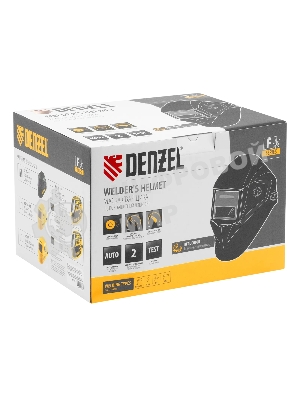 Щиток защитный лицевой (маска сварщика) Denzel F4, см. окно 90х35, DIN 9-13