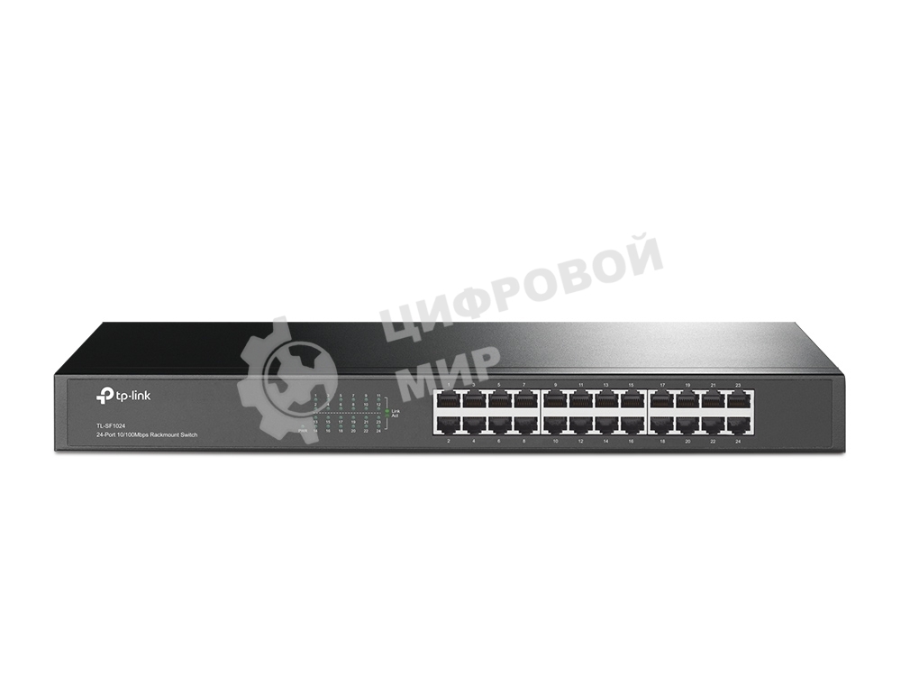 Коммутатор TP-Link TL-SF1024, 24×100 Мбит/с, неуправляемый
