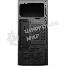 Компьютерный корпус CBR mATX Minitower V203, без БП, 1хUSB 3.0, 1хUSB 2.0, HD Audio+Mic, черный PCC-MATX-V203-WPSU