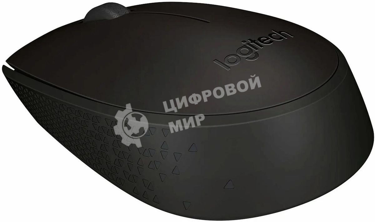 Мышь беспроводная Logitech B170 черный, 1000 dpi, радиоканал, USB, кнопки - 3