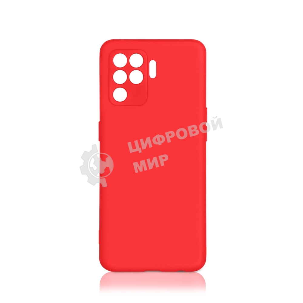 Чехол (клип-кейс) DF oOriginal-11, для Oppo Reno 5 Lite, красный df ooriginal-11 (red)