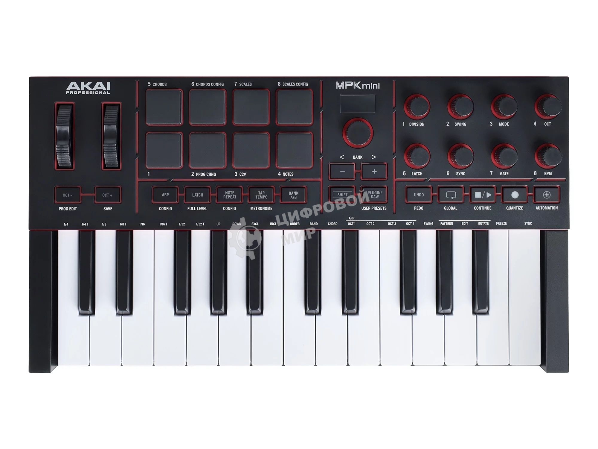Миди-клавиатура AKAI MPK Mini IV черный миди-клавиатура