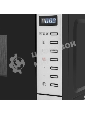 Микроволновая печь Rondell RDE-MW203 черный/серебристый, 20 л, 700 Вт, переключатели - кнопки