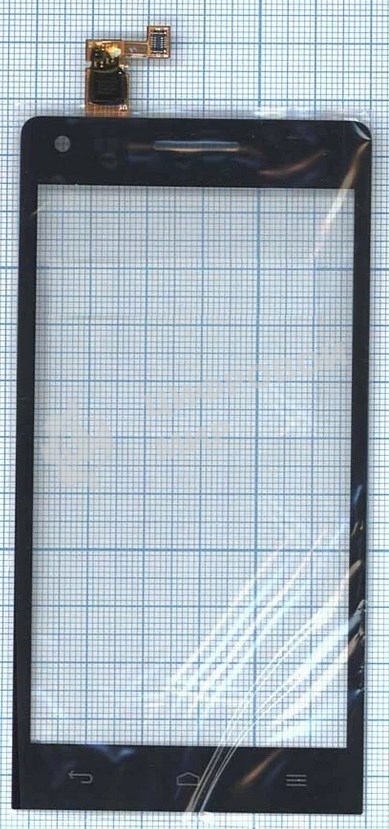 Сенсорное стекло (тачскрин) для Huawei Ascend G6, черное