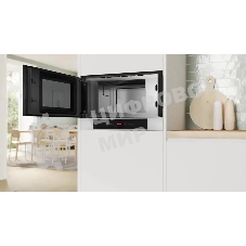 Микроволновая печь встраиваемая Bosch BFL7221W1 белый, 21 л, 900 Вт, переключатели - поворотный механизм/сенсор