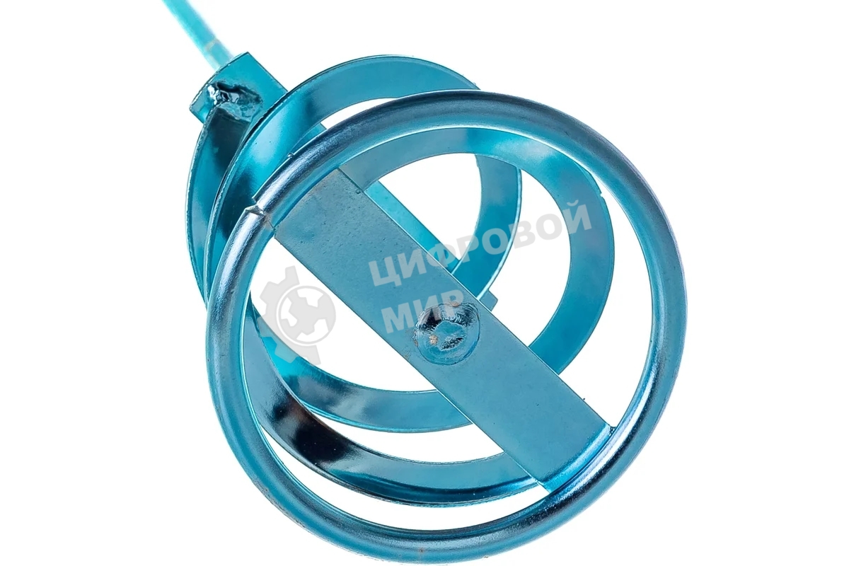 Миксер оцинкованный 600х100 мм для красок и штукатурных смесей