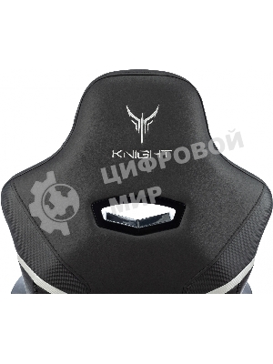 Кресло Knight Thunder 5X черный, экокожа, 120 кг, механизм качания