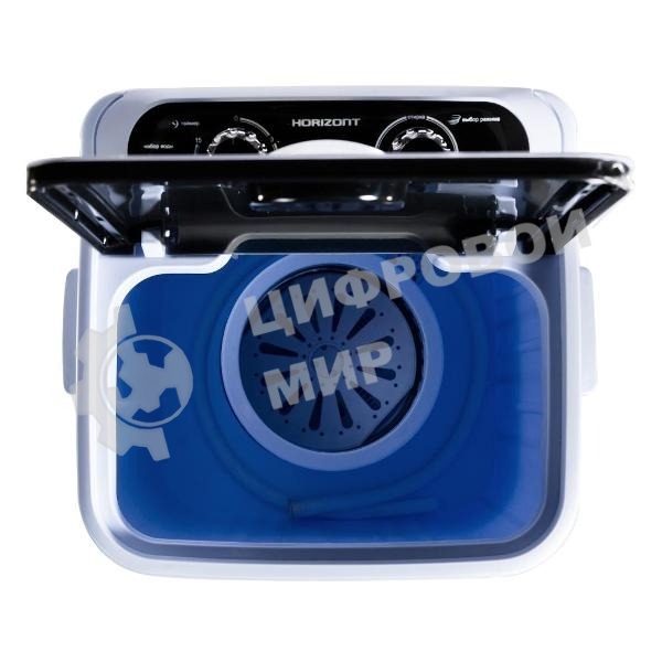 Стиральная машина Horizont WM-4601W светло-серая, загрузка вертикальная 4.6кг, класс: A