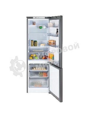 Холодильник Бирюса W6130 матовый графит двухкамерный 245/100л морозилка снизу