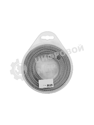 Леска для триммера Denzel двухкомпонентная зубчатый квадрат, 3,0мм х 15м, блистер EXTRA CORD