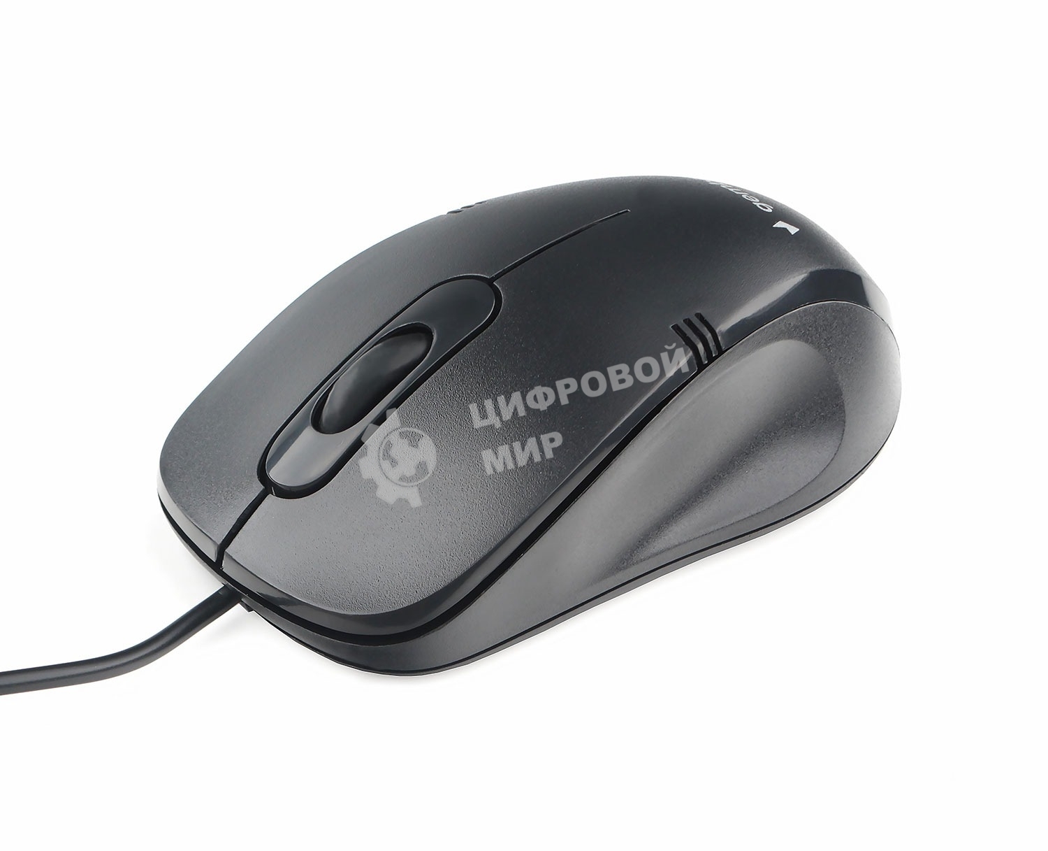 Мышь проводная Gembird MOP-100 черный, 1000 dpi, USB, кнопки - 3