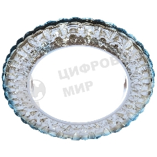 Точечный светодиодный светильник Ambrella Light хром/прозрачный GX53+3W/LED COLD/ G315 CL/CLD
