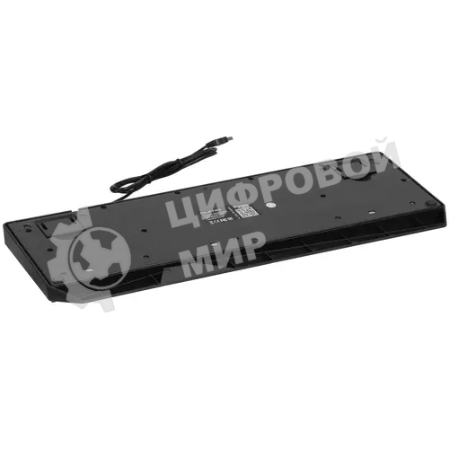 Клавиатура Qumo Twins K68 проводная, USB Type-A, чёрный