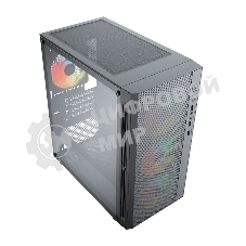 Компьютерный корпус ACD Citadel 104 ATX, черный, USB 3.0x1+USB 2.0x2+HD audio,3x12см F1 ARGb fans at front(Slave fans),1x12см F1 ARGb fan at rear (Master fan)