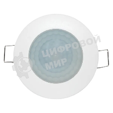 Датчик движения EKF dd-ms-100 (ИК) MS-100 (ДД) встраив. 1200 Вт 360 град. до 6 м IP20