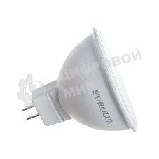 Лампа светодиодная EUROLUX LL-E-MR16-7W-230-4K-GU5.3 рефлектор