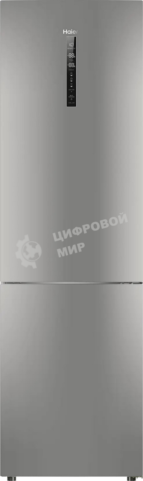 Холодильник Haier C2F620CFU1 серебристый двухкамерный 278/108л морозилка снизу, No Frost