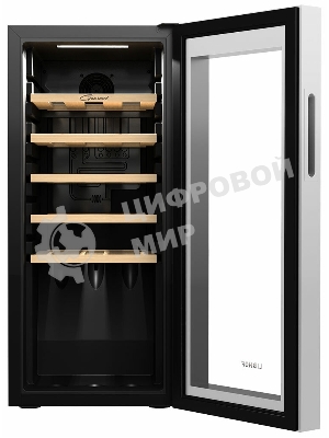 Винный шкаф Libhof GM-18 белый, 53 л, 1 отсек, 18 бут., класс A