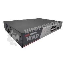 Коммутатор Hikvision DS-3E2510P(B), 8×1 Гбит/с PoE + 2×1 Гбит/с SFP, управляемый