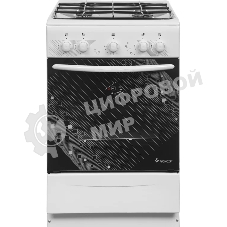 Плита газовая Gefest ПГ 5100 0017 белый конфорок - 4 шт, духовка - 52 л, 50 см x 85 см x 58.5 см