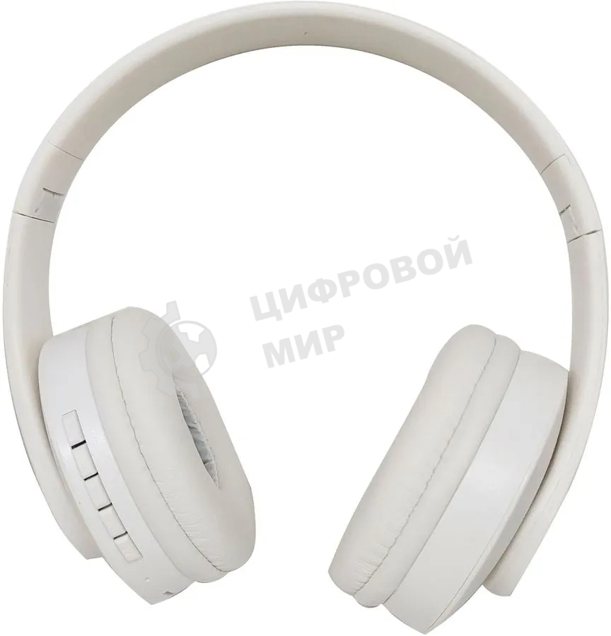 Гарнитура накладные Hyundai H-HP102 белый беспроводные bluetooth оголовье