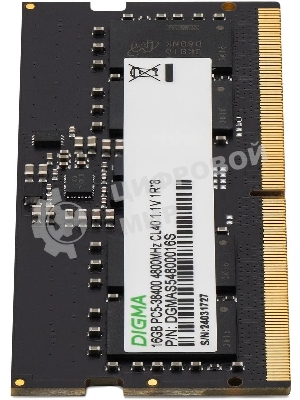 Оперативная память Digma, DDR5, 16GB (1x16 GB), 4800 MHz, CL40, SO-DIMM