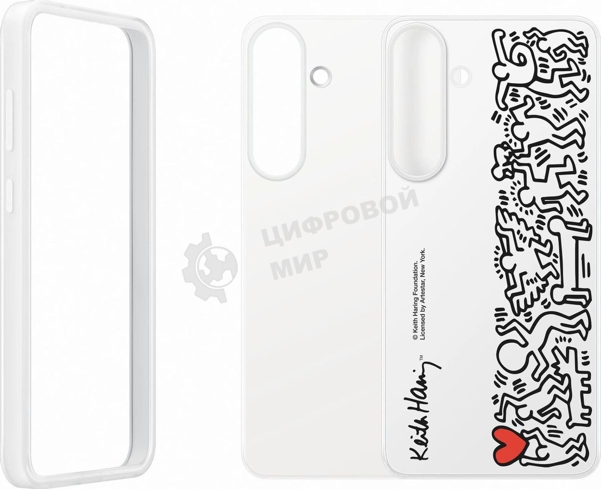 Чехол (клип-кейс) Samsung для Samsung Galaxy S25+ Flipsuit Case S25+ белый/прозрачный