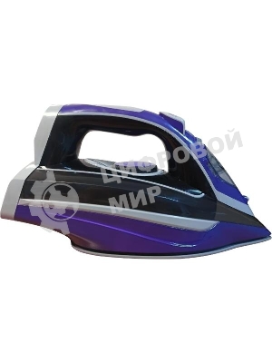 Утюг JVC JRI02 фиолетовый/черный, 2400 Вт, 20 г/мин, 120 г/мин, 400 мл