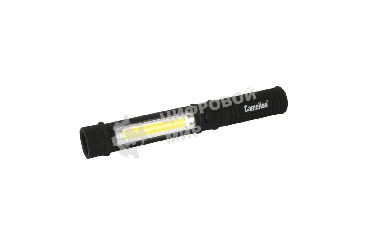 Фонарь-ручка Camelion LED51521 COB LED+1W LED, 3XR03, пластик, магнит, клипса, блистер