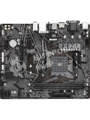 Материнская плата Gigabyte A520M S2H, AM4, AMD A520, 2xDDR4, 4xSATA, 1xM.2, 1xPCIe 3.0 x16, 2xPCIe x1, 1xHDMI, 1xDVI-D, 1xVGA, 1x 1Gb LAN, 4xUSB-A 3.2 Gen 1, 2xUSB-A 2.0, 3x3.5 мм, 7.1, mATX
