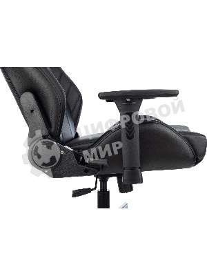 Кресло Knight Thunder 5X черный, экокожа, 120 кг, механизм качания